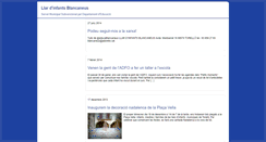 Desktop Screenshot of llarinfantsblancaneus.gesbisaura.cat