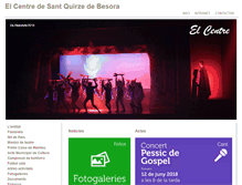 Tablet Screenshot of elcentre.gesbisaura.cat
